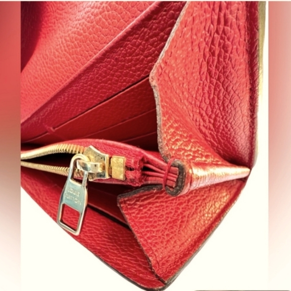 Louis Vuitton Empreinte Curieuse Red Wallet EUC - Picture 15 of 17